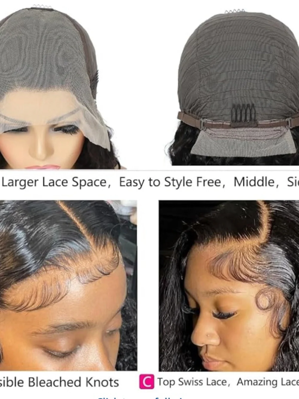 HUMAN HAIR Deep Wave  Wig 13x6 Frontal Lace 180% Density HD Lace